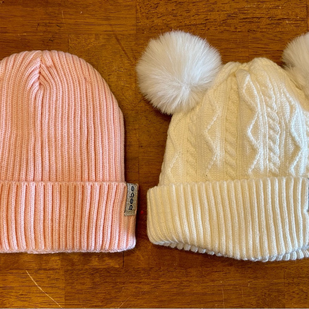 (2) baby Knit Beanie - bebe